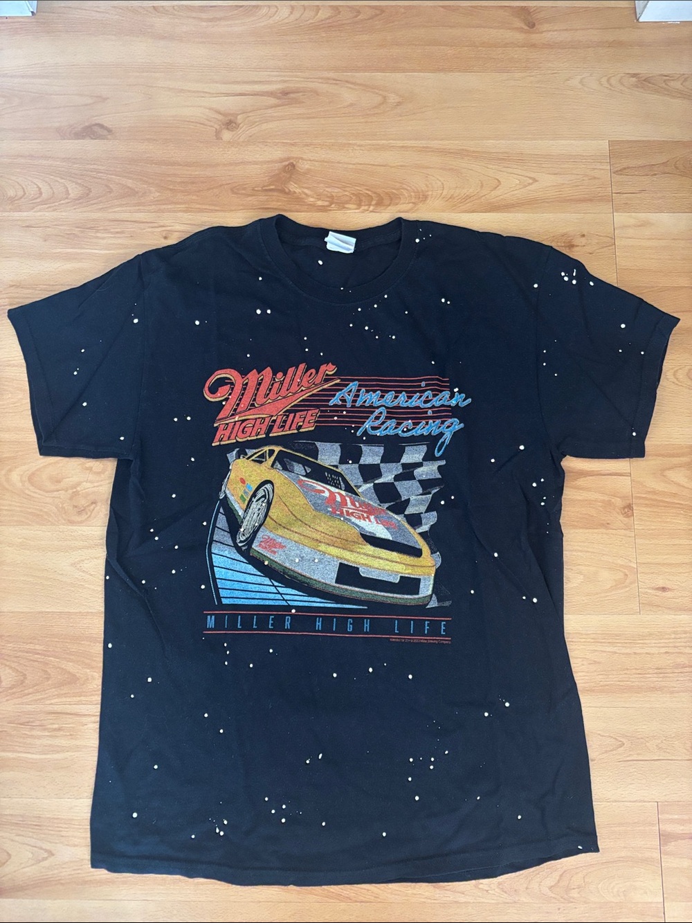 Junk Food Clothing Black Miller High Life Racing Tee